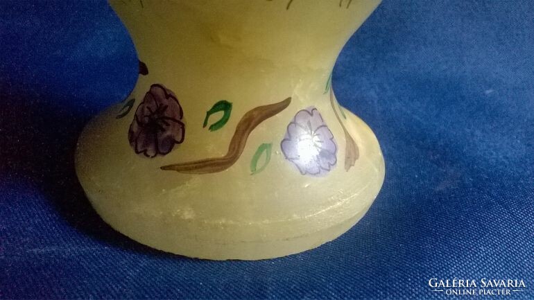 Kézzel festett onix váza