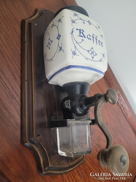 Antique wall coffee grinder