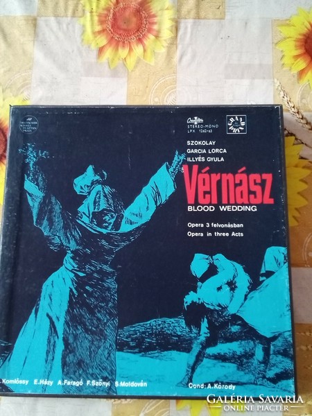 Szokolay Vérnász opera LP