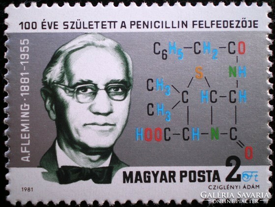 S3472 / 1981 Alexander Fleming bélyeg postatiszta