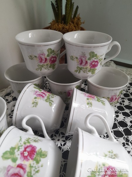 Floral coffee cups