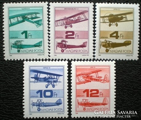 S3936-40 / 1988 Repüléstörténet  bélyegsor postatiszta