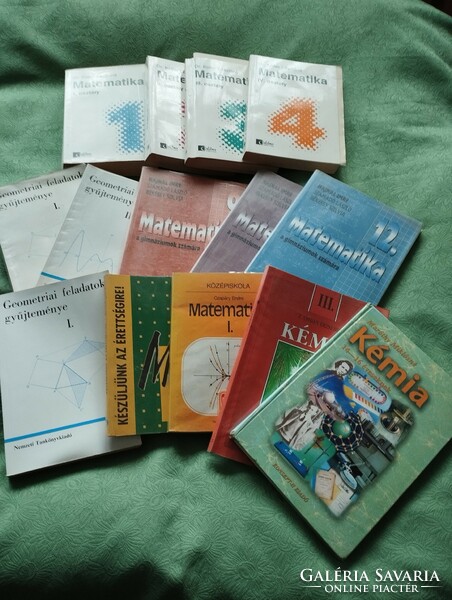 Mathematics and chemistry textbooks