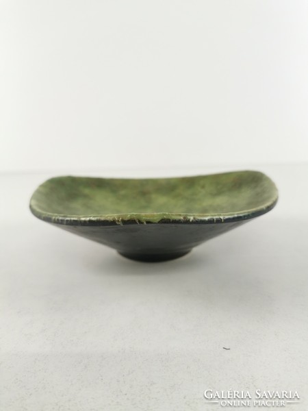 Mid century ceramic bowl / old ceramic / retro triangular bowl