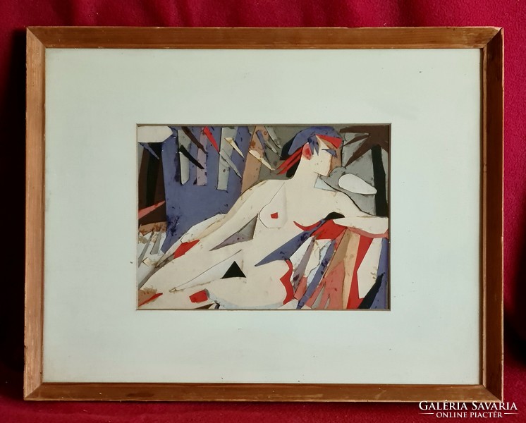 Valeria Bruckner (1900 - 1992) : reclining nude
