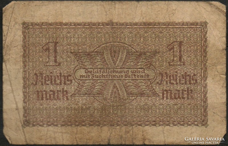 D - 173 -  Külföldi bankjegyek: Németország 1939-45  1 márka