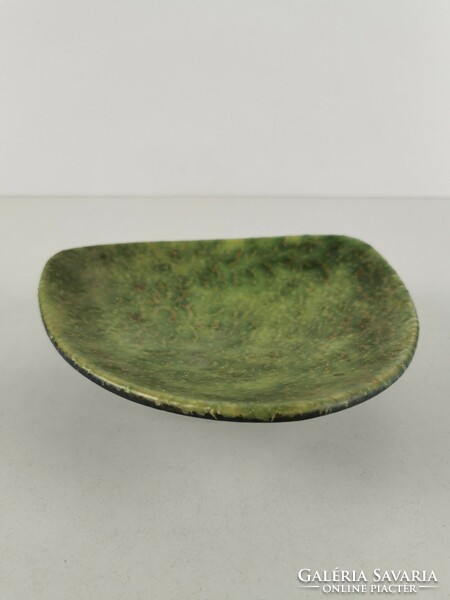 Mid century ceramic bowl / old ceramic / retro triangular bowl