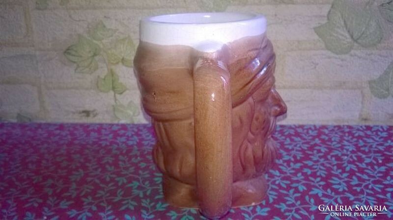 Figural, ceramic beer mug 01.