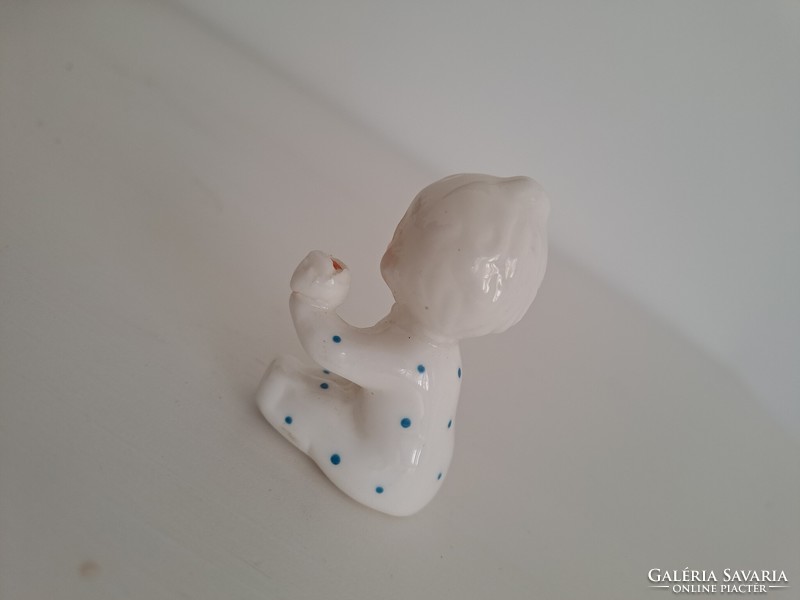 Édes babaházi baba mini figura mini porcelán mini porcelán baba
