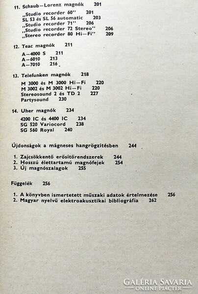 Dániel Csabai: yearbook of tape recorders 1976