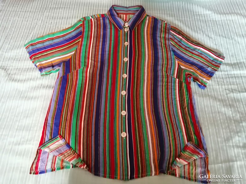 46-48-As women's striped blouses, shirts in a package, chest. 114-116 Cm, 2 pcs