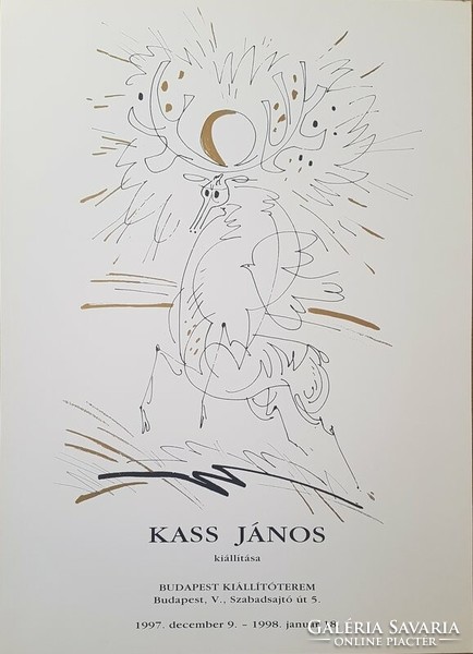 John Kass exhibition poster 64 x 46 cm