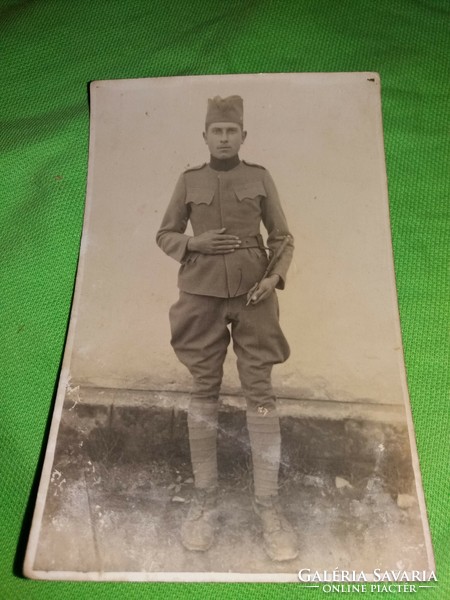 Antique i .Vh. Monarchy officer Hungarian soldier photo, postcard - postcard size according to the pictures
