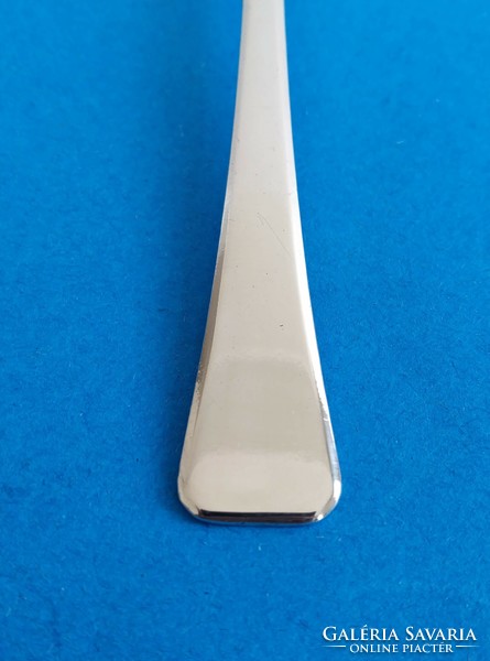 Silver art-deco soup spoon