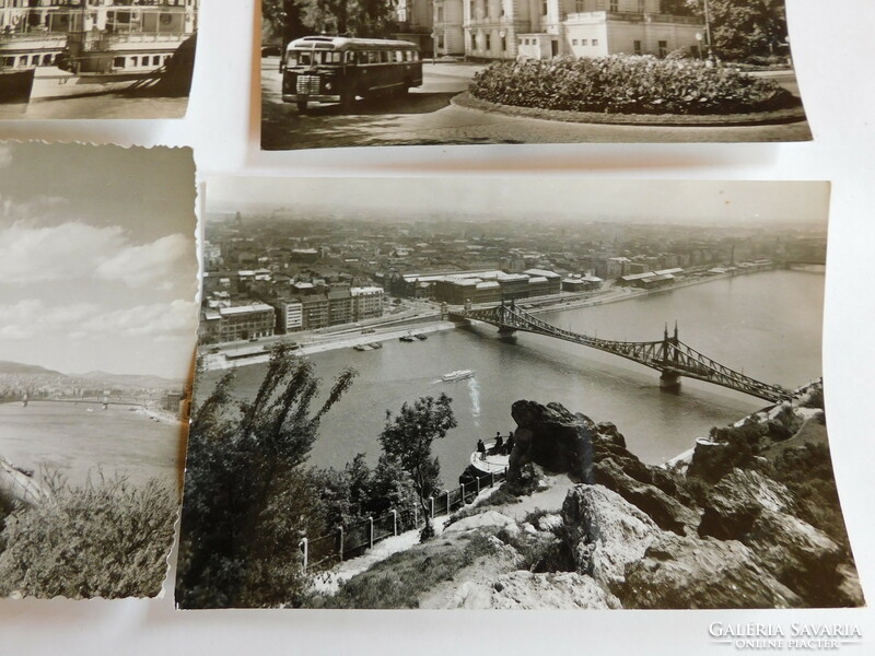 Old postcards - Budapest, late 50s - 10 pieces