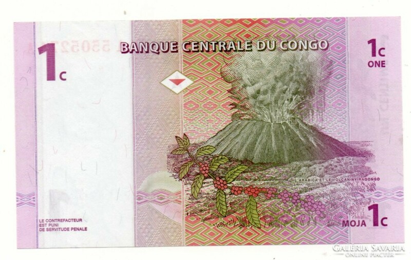 1   Centime     1997    Kongó