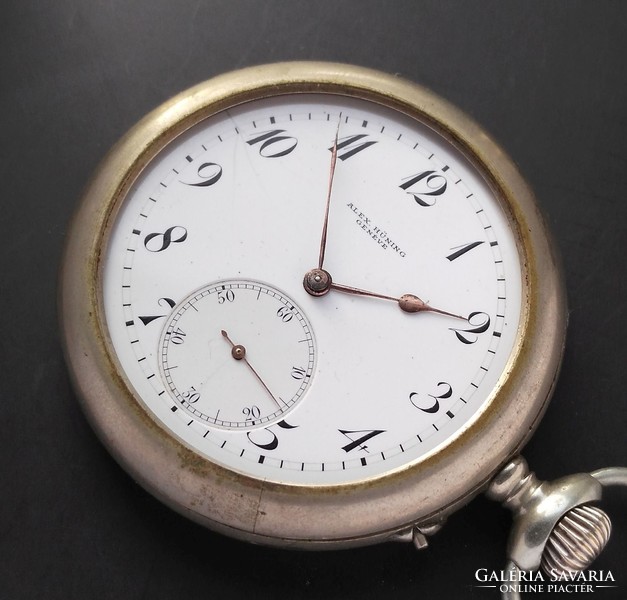 Alex Hüning zsebóra ritkaság a híres kronométer készítő műhelyéből - Hibátlanul működik