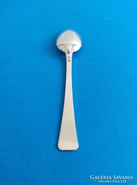 Silver art-deco soup spoon