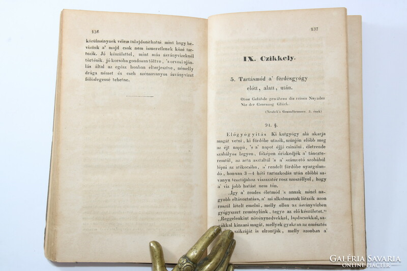 1838 - Czilchert Robert - Szliács Gyógyfürdő ismertetése Ritka balneológiai orvostörténeti mű !!