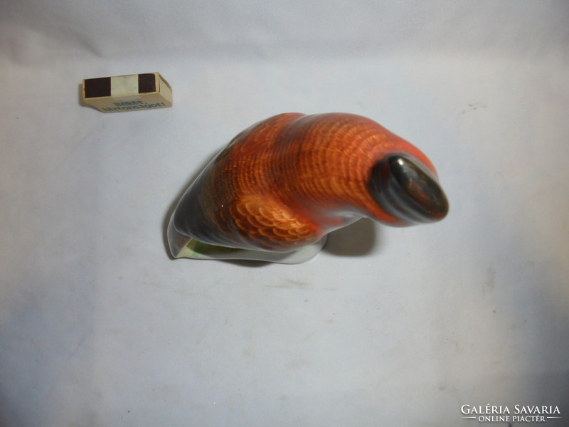 Bodrogkeresztúri kerámia papagáj - nagy méret, 20,5 cm