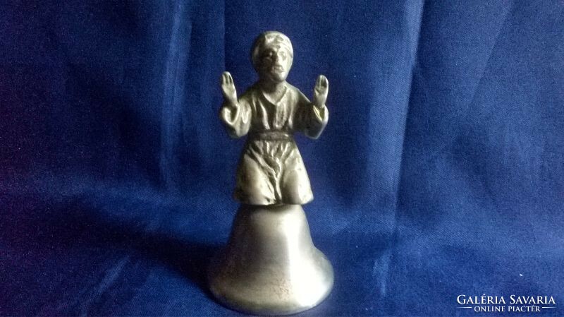 Figural table metal bell