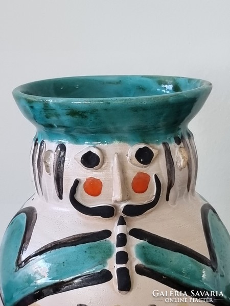 Miska ceramic vase of applied arts - Esther Zákány