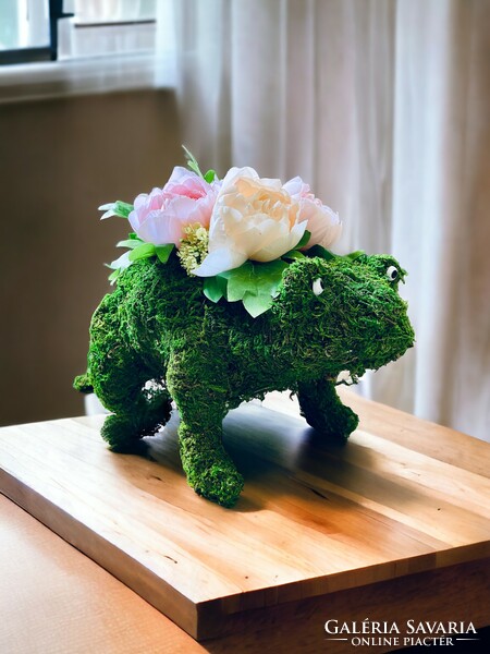 Viennese frog flower basket / table decoration