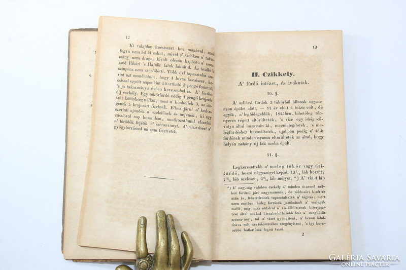1838 - Robert Czilchert - description of the Szliács spa, a rare work of balneological medical history !!