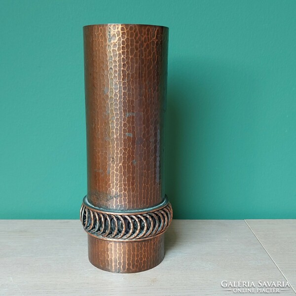 Will Károly goldsmith copper vase with free delivery