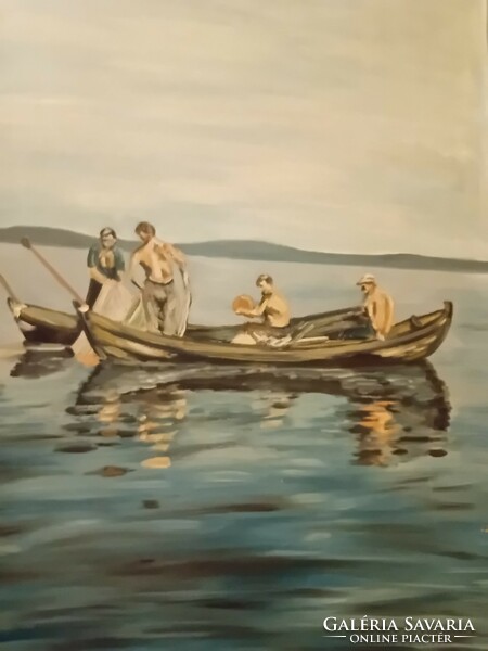 Old oil painting