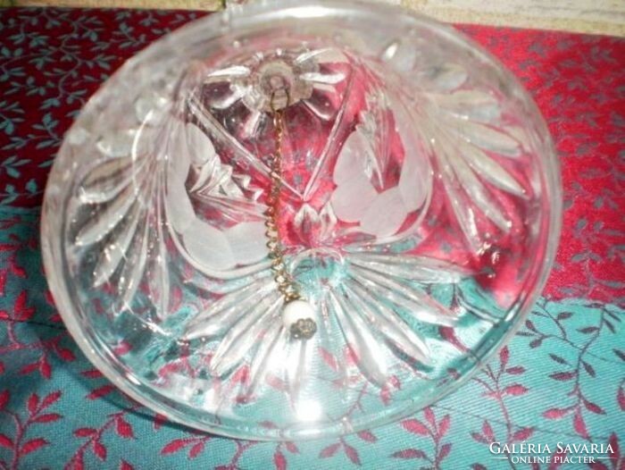 Crystal glass table bell