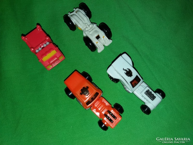 Old kinder surprise figures plastic cars car package 4 pcs in one according to the pictures