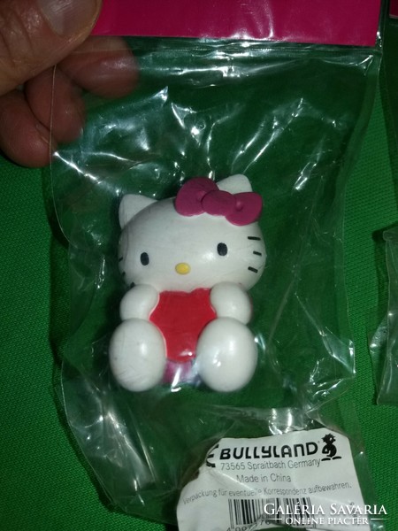 MINŐSÉGI BULLILAND Hello Kitty figura csomag bontatlan plasztik EGYBEN 5 cm / db a képek szerint