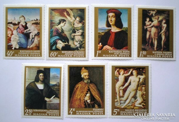 S2501-7 / 1968 paintings v. Postage stamp