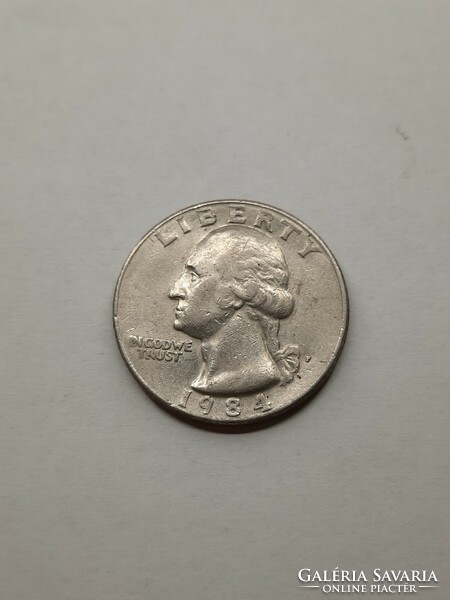 US 1/4 dollar 1984