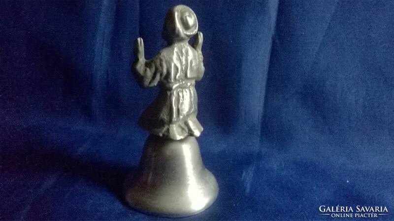 Figural table metal bell