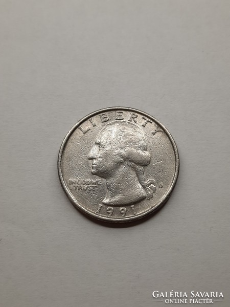 US 1/4 dollar 1991