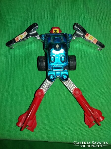 Retro Hungarian small-scale metal/plastic sci-fi transformers robot figure extremely rare 12cm according to pictures