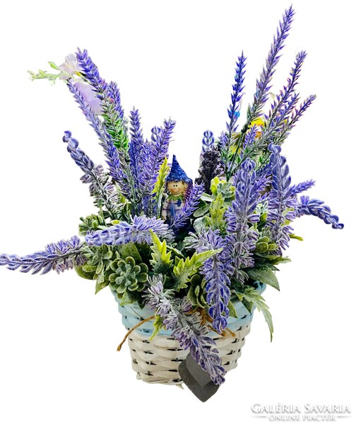 Lavender flower basket