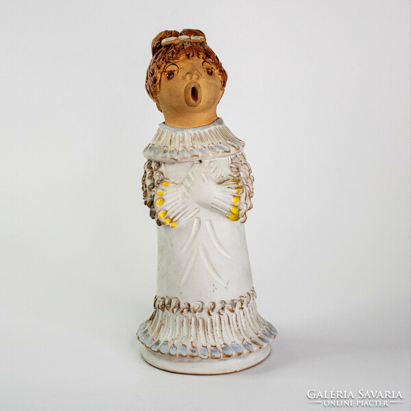 Saint Catherine of Antalfin, ceramic statue