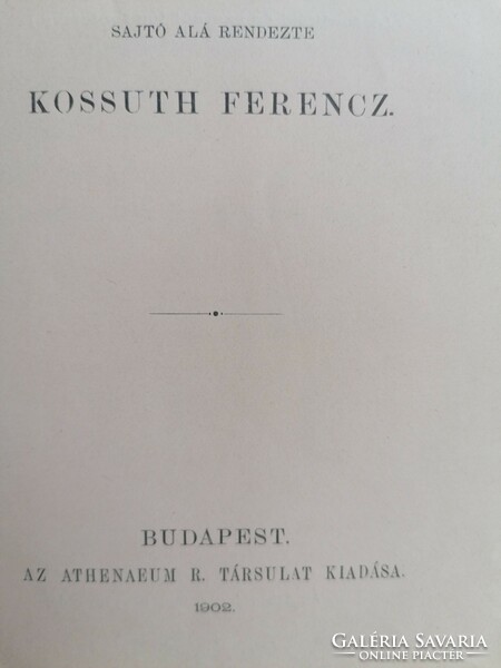 Kossuth Lajos Irataim az emigracióból 6 kotet