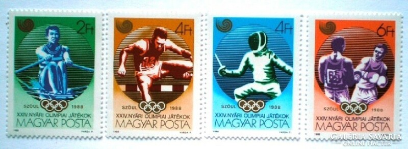 S3911-4 / 1988 Olimpia. bélyegsor postatiszta