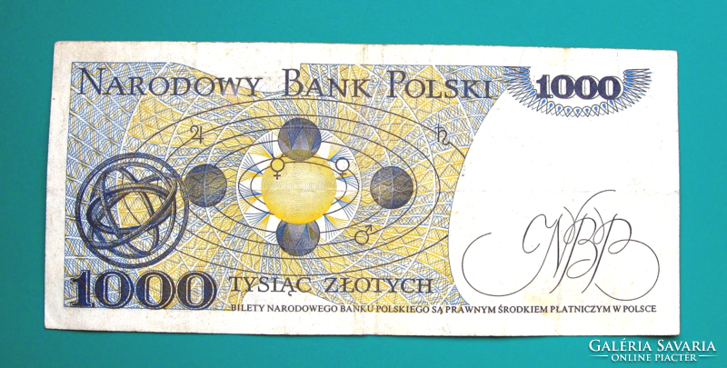 Poland - 1,000 zł banknote - 1979 - driven