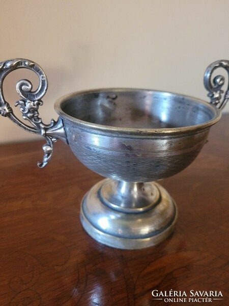 Antique French silver plated tray