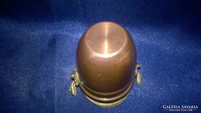 Copper miniature - cauldron, konder 4. - Shelf decoration or dollhouse accessory