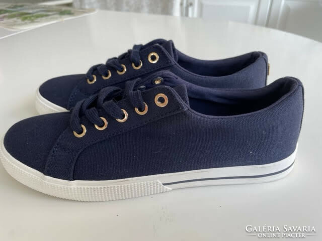 New dark blue ralph lauren tennis shoes size 38