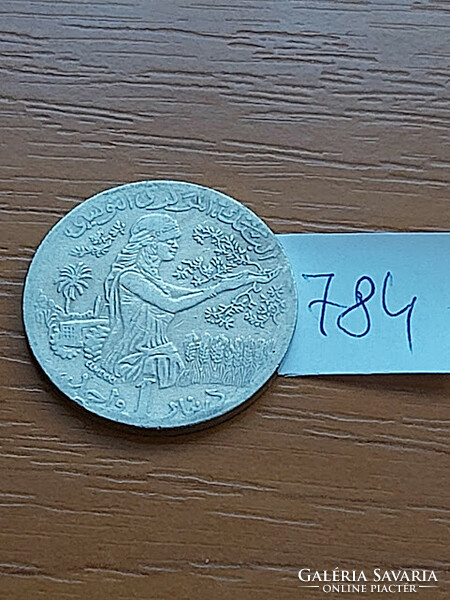 Tunisia 1 dinar 1997 1418 copper-nickel 784