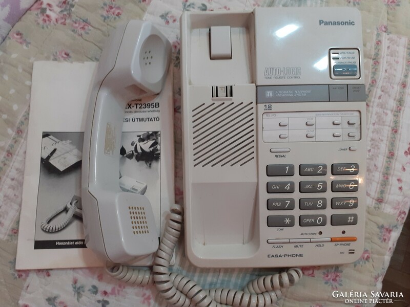 Old push button answering machine panasonic kx-t2395b easa phone