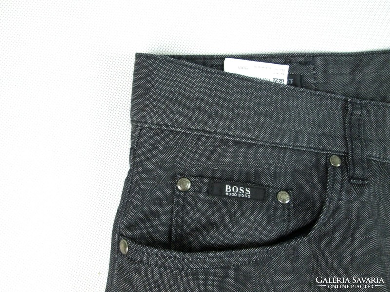 Original hugo boss stretch (w38 / l32) men's dark gray trousers