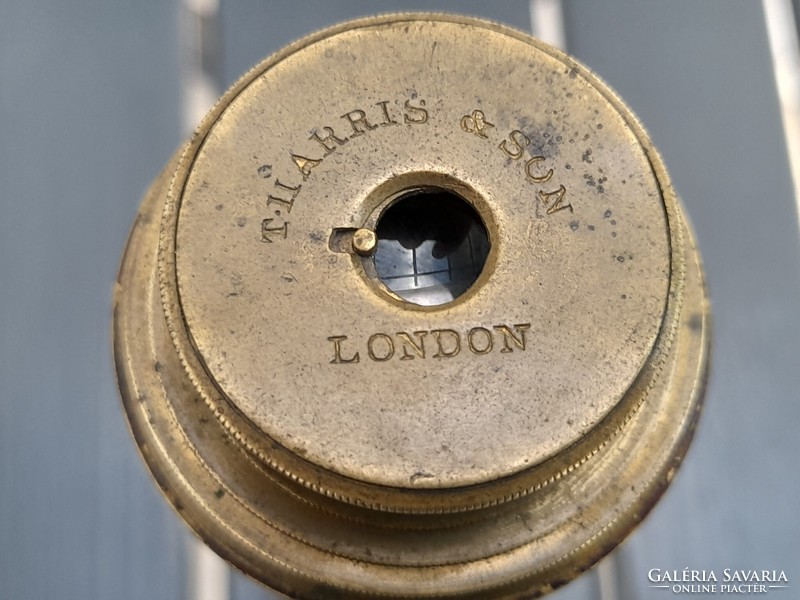 HUF 1 antique telescopic English copper binoculars